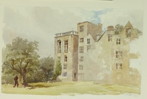 Hardwick Old Hall da William Henry Hunt