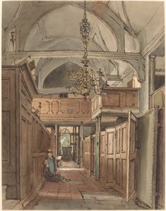 Interno della Chiesa di Bushey da William Henry Hunt
