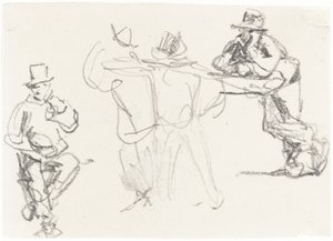 Studi di una figura maschile da William Henry Hunt