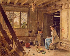 La cameriera e la gazza, un interno di cottage a Shillington, Bedfordshire, 1834