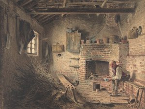 La colazione del taglialegna Il pasto del raccoglitore di rami, ca. 1832-34 da William Henry Hunt