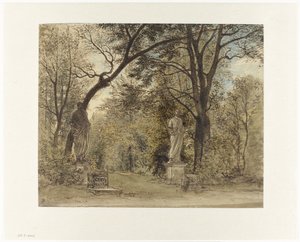 Statue da giardino a Chiswick Park da William Henry Hunt