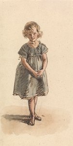 Giovane ragazza a piedi nudi da William Henry Hunt