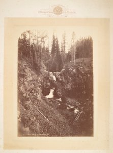 Cascate ad arco ai piedi del Monte Blackmore M.T. da William Henry Jackson