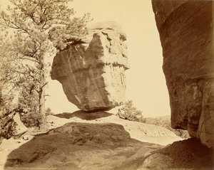 Balanced Rock, Giardino degli Dei da William Henry Jackson