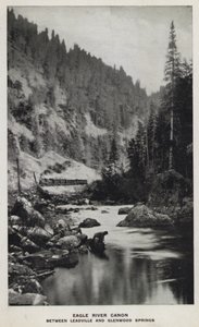 Canyon del Colorado: Eagle River Canon, tra Leadville e Glenwood Springs da William Henry Jackson