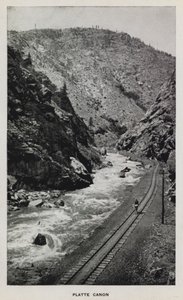 Canyon del Colorado: Platte Canon da William Henry Jackson