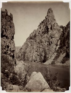 Currecanti Needle, Black Canyon del Gunnison, prima del 1880 da William Henry Jackson