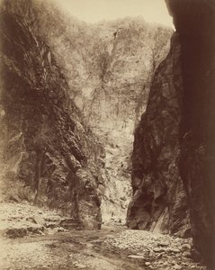 Diamond River Canyon, 1885 (foto) da William Henry Jackson