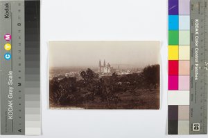 Lagos, vista generale con cattedrale, 1883-1884 da William Henry Jackson