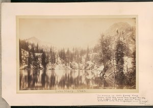 Lago Mary. Big Cottonwood Canyon. Utah da William Henry Jackson