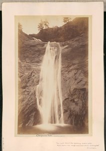 Middle Cascade. Cascate di Cheyenne da William Henry Jackson