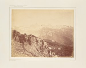Vista panoramica sulla catena del Téton da William Henry Jackson
