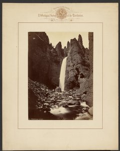 Cascate Tower, 115 piedi da William Henry Jackson
