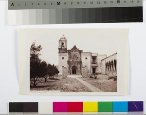 Zacatecas, la Cappella della Bufa, 1883-84 da William Henry Jackson