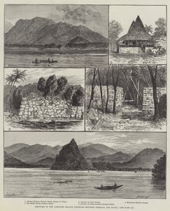 Schizzi nelle Isole Caroline, contese tra Germania e Spagna