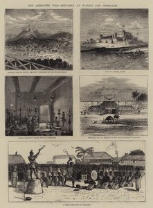 La guerra degli Ashanti, schizzi a Elmina e Coomassie da William Henry James Boot