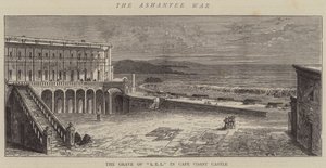La guerra degli Ashanti, la tomba di L E L nel castello di Cape Coast