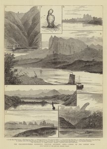 La spedizione Colquhoun-Wahab attraverso la Cina meridionale, scene sul fiume Canton da William Henry James Boot
