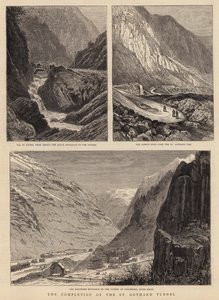 Il completamento del tunnel del San Gottardo da William Henry James Boot