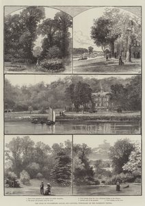 La casa e i giardini del Duca di Buccleuch, acquistati dalla Richmond Vestry