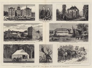 La recente visita del Duca di Albany in Germania