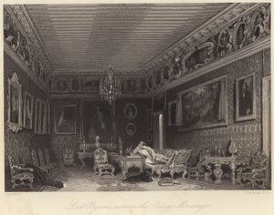La stanza di Lord Byron nel Palazzo Mocenigo da William Henry Lake Price