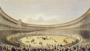La Plaza de Toros di Madrid, 1865 da William Henry Lake Price