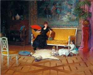 Il Tè delle Bambole, 1885 da William Henry Lippincott