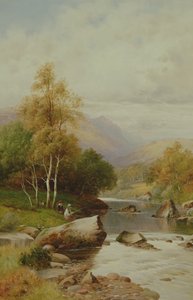 Un angolo tranquillo nella valle di Festiniog, Galles, 1909
