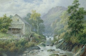 Vecchio Mulino Abbandonato, Dolgelly da William Henry Mander