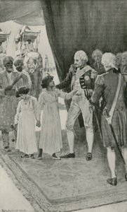 I figli del Sultano Tippu sono ricevuti da Lord Cornwallis come ostaggi da William Henry Margetson