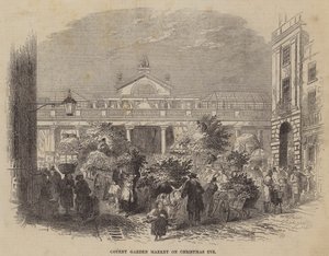 Mercato di Covent Garden alla Vigilia di Natale da William Henry Pike