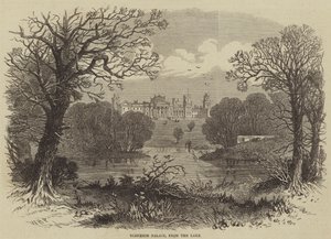 Palazzo di Blenheim, dal Lago da William Henry Prior