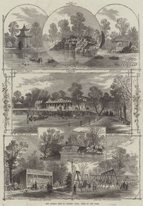 La visita della Regina al Victoria Park, vedute nel parco