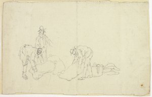 Figure con merci di mercato da William Henry Pyne