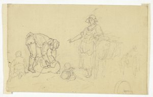 Contadini con animale da soma da William Henry Pyne