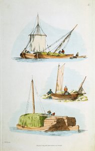 Barche tradizionali del Norfolk da William Henry Pyne