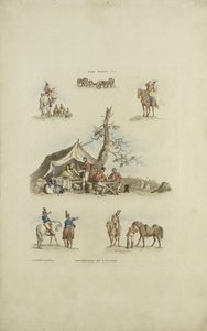 Scene di campo da William Henry after Pyne
