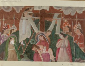 Stazione della Croce n. 13: Gesù è deposto dalla croce, c. 1936 da William Herbert