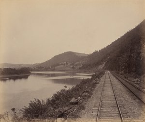 Rocce rosse vicino ad Allen, c. 1895 (foto) da William Herman Rau