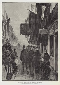 Una città in lutto, le strade di Berlino da William Heysham Overend