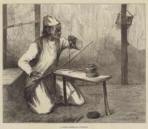 Un perforatore di perle di Lucknow da William Heysham Overend