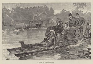 Un picnic a Virginia Water da William Heysham Overend