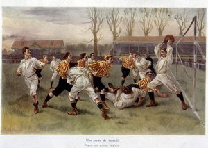 Una partita di calcio - da un