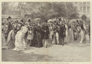 Festa in Giardino offerta dal Principe e dalla Principessa di Galles a Marlborough House da William Heysham Overend