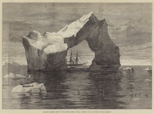 Gigantesco iceberg visto dalle navi artiche da William Heysham Overend