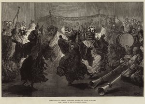 Danza Lama a Jummoo, eseguita davanti al Principe di Galles