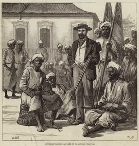 Il tenente Cameron e alcuni dei suoi seguaci africani