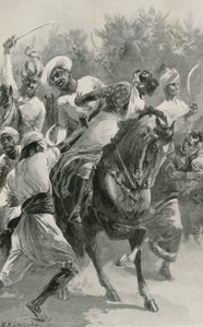 Predoni Mahratta in una spedizione di razzia da William Heysham Overend